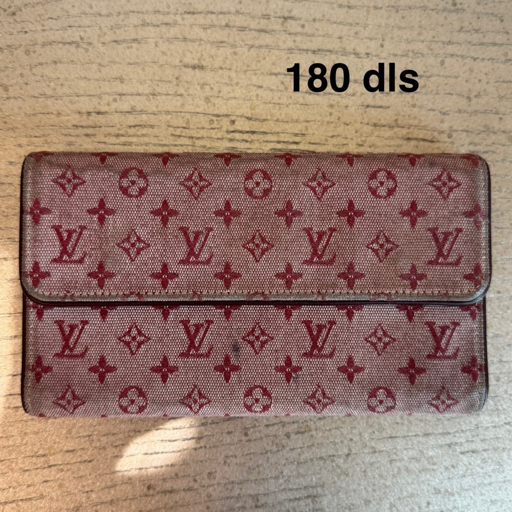 Louis Vuitton Burgundy Monogram Wallet